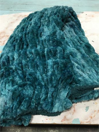 Throw Blanket, teal