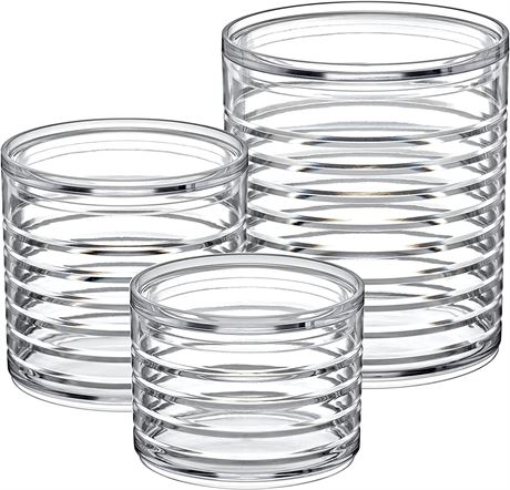 Amazing Abby - Inspire - Acrylic Containers - Clear (3-Piece Set)