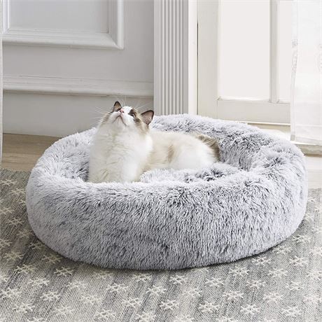 Western Home Faux Fur Dog Bed & Cat Bed