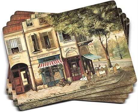 Pimpernel Parisian Scenes Collection Placemats, Set of 4