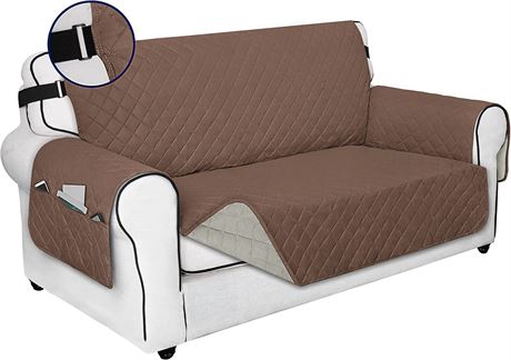 Reversible Sofa/Loveseat Cover - Brown