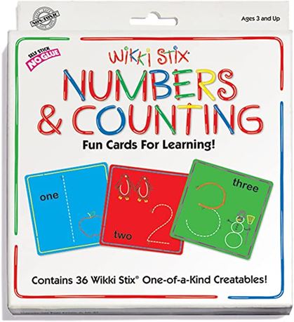 Wikki Stic Learning Cards 3 pack