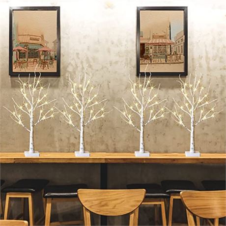 PEIDUO Set of 4 Artificial Trees