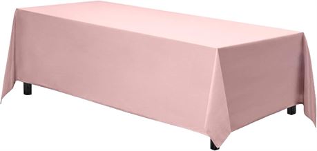 Gee Di Moda Rectangle Tablecloth - 70 x 120 Inch Pink Rectangular Table Cloth