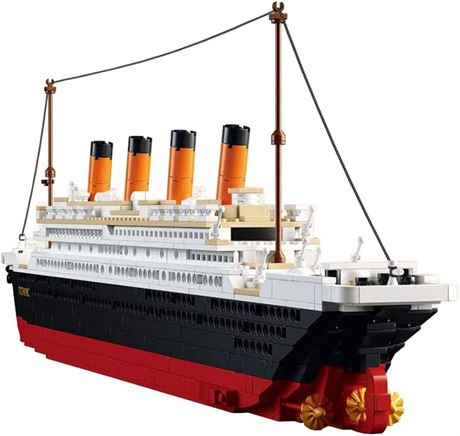 SuSenGo Building Bricks for Titanic Model Kit (1021 Pieces)