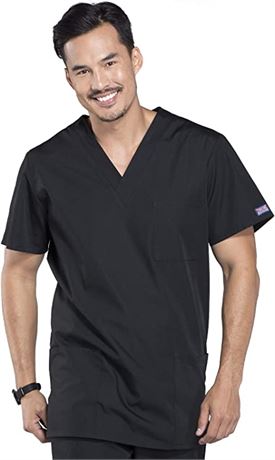 Cherokee Workwear V-Neck Scrubs - Black - 3XL