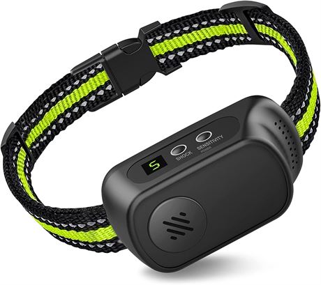 Rechargeable Dog Bark Collar with Beep Vibration and Shock