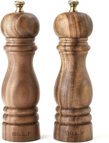 BILL.F Salt & Pepper Grinder, Acadia Wood