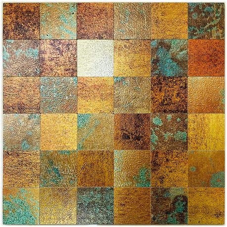 HomeyMosaic Peel and Stick Backsplash Metal Tile