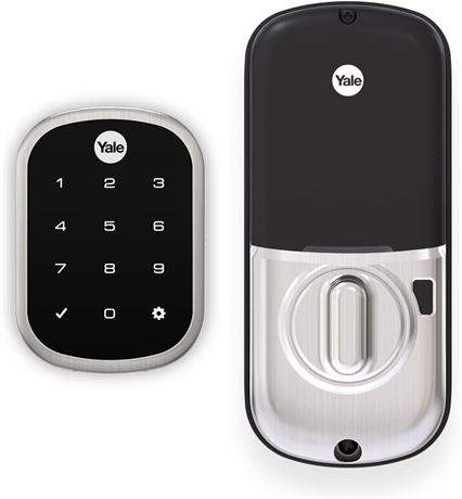 Yale Assure Lock SL with Z-Wave, Key-Free Touchscreen Deadbolt, Satin Nickel