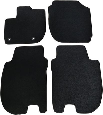 Floor Mat Compatible With 2015-2020 Honda Fit - Black