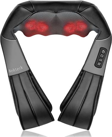 Nektech Neck & Back Massager with Heat