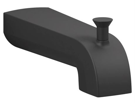 Kohler K-97089-BL Tub Spout with Handle - Black