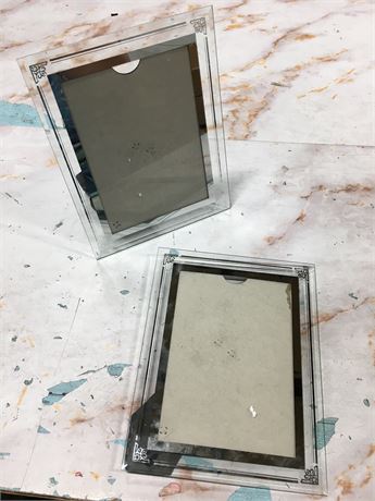 Glass Picture Frames, Set of 2 (5x7)