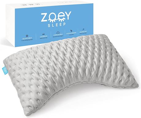 Zoey Sleep Side Pillow for Neck and Shoulder Pain Relief