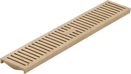 NDS, Sand 244 2' Speed Channel Grate, 4-1/8 in. wide X 2 ft. long, 12 count