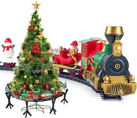 ELFSOUL Christmas Train Set