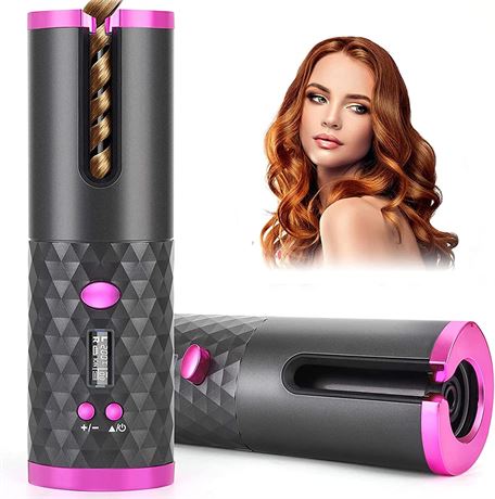 Cordless Automatic Hair Curling Wand