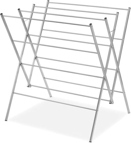 Whitmor Oversized Metal Drying Rack, Silver 6779-8219