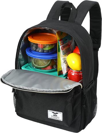 MIER Insulated Backpack Cooler Small Lunch Back Pack