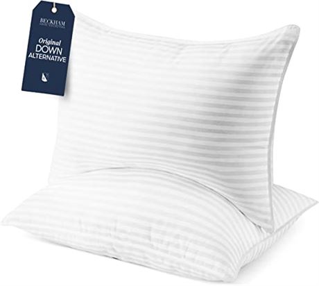 Beckham Hotel Collection Bed Pillows King Size, Set of 2