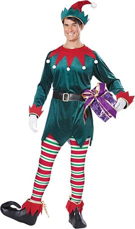 Adult Christmas Elf Costume, Large/X-Large