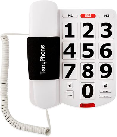 Big Button Corded Landline Telephone