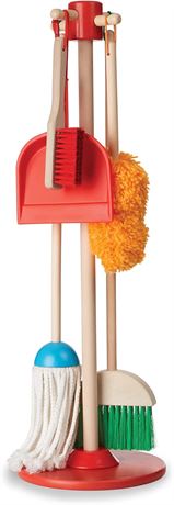 Melissa & Doug Let's Play House Dust! Sweep! Mop! 6 Piece Pretend Play Set