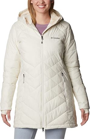 Columbia Women's Heavenly Long HDD Jacke, XXL, Chalk