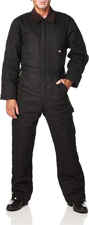 Dickies Men's Premium Insulated Duck Coverall, XL, Black