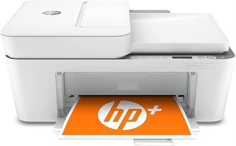 HP DeskJet 4155e Wireless Color All-in-One Printer, White