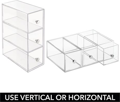 Organizer Container Station with 3 Drawers for Cabinet