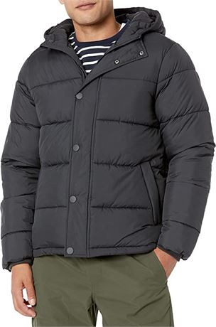 Amazon Essentials Men's Heavyweight Hooded Puffer Coat