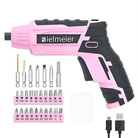 Bielmeier Pink Electric Screwdriver Kit