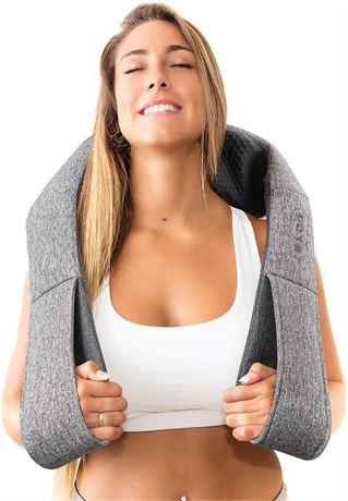 InvoSpa Shiatsu Back Shoulder and Neck Massager with Heat