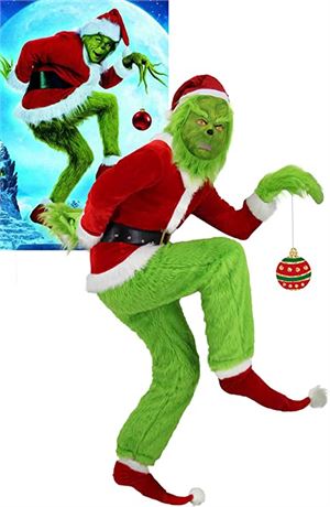 The Grinch Santa Clause Costume - Medium