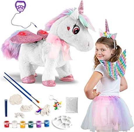 Greenbo Remote Control Unicorn, Costume/DIY Paint Set