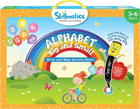 Skillmatics Educational Game - Alphabet Big and Small, Reusable