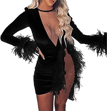 Nhicdns Women Sexy Club Dress