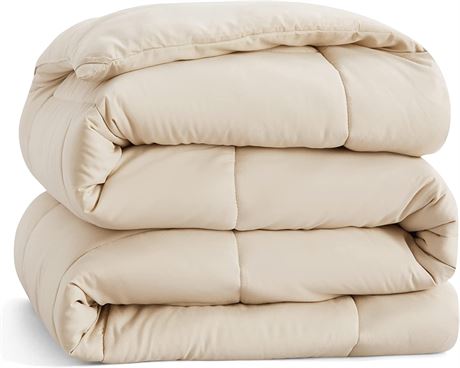 Bedsure Duvet Insert Queen Comforter Beige