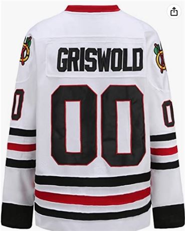 Griswold #00 Movie Hockey Jerseys Stitched Letters, Sm