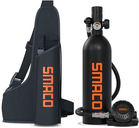 SMACO Scuba Tank 1L Mini Scuba Tank S400