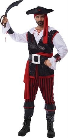 Spooktacular Creations Men's Pirate Costume, XXL