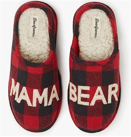 Dearfoams Women's Mama Bear Slipper, Small