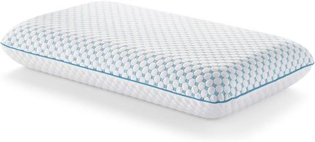 WEEKENDER Ventilated Gel Memory Foam Pillow with Reversible Cooling Cover - King