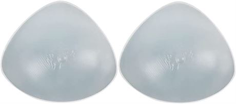 Vollence Triangle Silicone Breast Forms, 1 Pair, A-Cup