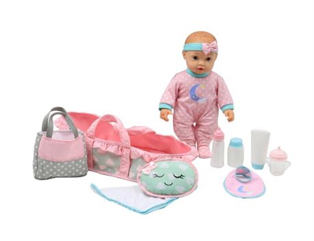 Dream Collection 16" Toy Baby Doll Set (Missing Some Accessories - See Photos)