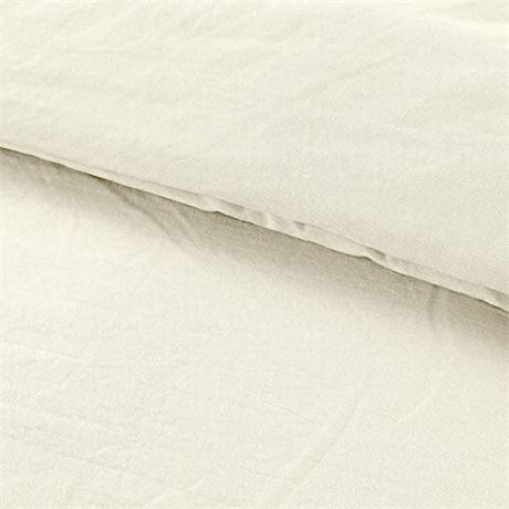 Modern Threads Comforter, Queen, Coconut/Ivory