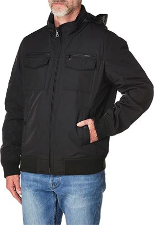 Tommy Hilfiger Men's Water Resistant Performance Bomber Jacket, Standard, XXL