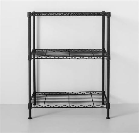 3 Tier Wire Shelf Black - Made By Design - NEW